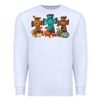 White fall tree cross Premium Sweatshirt - BundleAndBundleShop