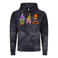 Cloud Black happy halloween gnomes black Vintage Hoodie - RacoonDesign