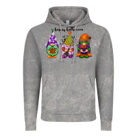Cloud Rock happy halloween gnomes black Vintage Hoodie - RacoonDesign