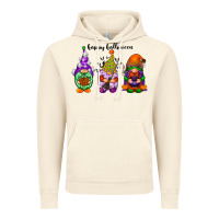 Vintage Artic happy halloween gnomes black Vintage Hoodie - RacoonDesign
