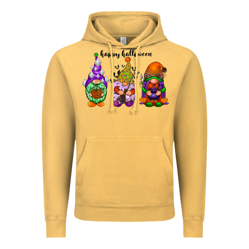 Happy Halloween Gnomes Black Vintage Hoodie by RacoonDesign | Teevron