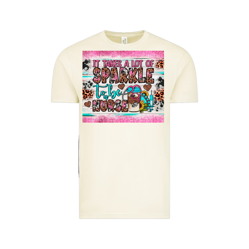 It Takes A Lot Of Sparkle To Be A Nurse Vintage Tee by JahusDesignShop | Teevron