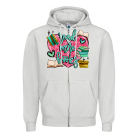 Dove Grey read more books Zipper Hoodie - MaliasSmallBusiness