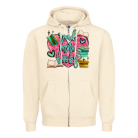 Sandshell read more books Zipper Hoodie - MaliasSmallBusiness