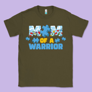 Lil Autism Mom Classic Tee Designed By Cowhidedigitalart
