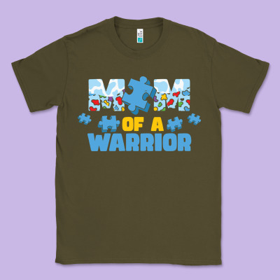 Lil Autism Mom Classic Tee Designed By Cowhidedigitalart
