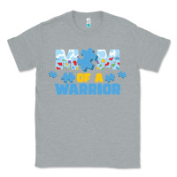 Heather Grey LIL Autism Mom Classic Tee - CowhideDigitalArt