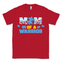 Red LIL Autism Mom Classic Tee - CowhideDigitalArt