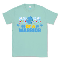 Seafoam LIL Autism Mom Classic Tee - CowhideDigitalArt