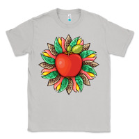 Moon Dust teacher apple and sunflower with leopard and tooled leather Classic Tee - Artiststas