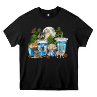 Black Wolf coffee cups Heavy Core Tee - texasbilliewilder