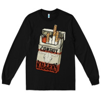 Black cowboy killers cigarette package Long Sleeve Tee - NancyCooperArtShop