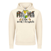 Vintage Artic Mama Cita Needs a Margarita Vintage Hoodie - CowhideDigitalArt