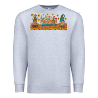 Heather Grey hello pumpkin season libbey glass Premium Sweatshirt - BundleAndBundleShop