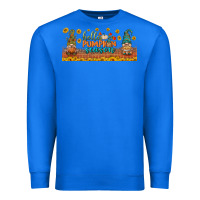 True Royal hello pumpkin season libbey glass Premium Sweatshirt - BundleAndBundleShop