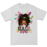 Afro Locs Hair Stylist Messy Bun Tbw Premium Tee | Teevron