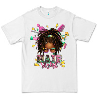 White afro locs hair stylist messy bun tbw Premium Tee - texasbilliewilder