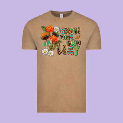 Grow Your Own Way Vintage Tee Designed By Adodesignshop