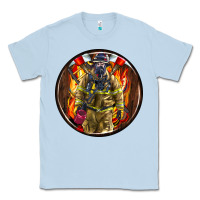 Dusty Blue firefighter coasters Classic Tee - AdoDesignShop