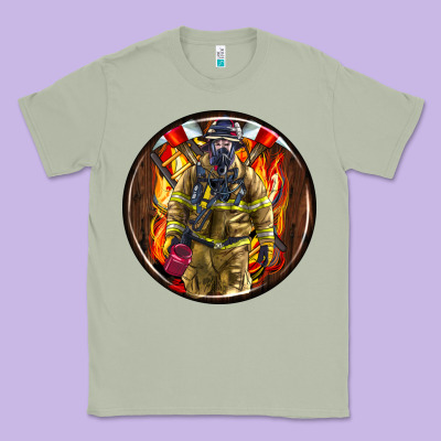 Firefighter Coasters Classic Tee Designed By Adodesignshop