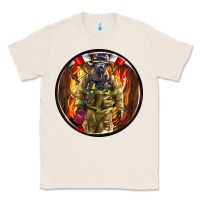 Natural firefighter coasters Classic Tee - AdoDesignShop