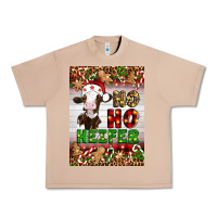 Burro Christmas Ho Ho Ho Heifer Urban Heavy Tee - Artiststas