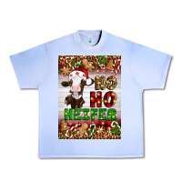 Grape Ice Christmas Ho Ho Ho Heifer Urban Heavy Tee - Artiststas