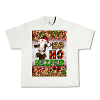 Pistachio Christmas Ho Ho Ho Heifer Urban Heavy Tee - Artiststas