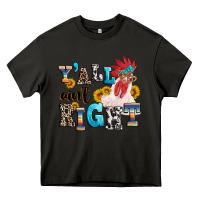 Asphalt Y'all ain't right crazy Heavy Core Tee - texasbilliewilder