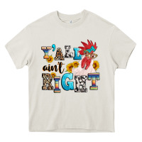 Cream Y'all ain't right crazy Heavy Core Tee - texasbilliewilder