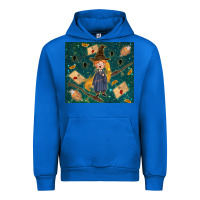 Cobalt wizard boy with mouse Urban Hoodie - TumblerDesignByShophia