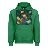 Emerald wizard boy with mouse Urban Hoodie - TumblerDesignByShophia