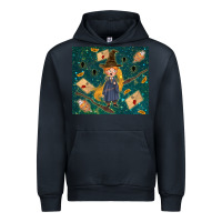 Navy wizard boy with mouse Urban Hoodie - TumblerDesignByShophia