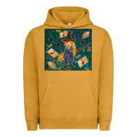 Pigment Peanut Butter wizard boy with mouse Urban Hoodie - TumblerDesignByShophia