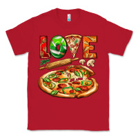 Red love pizza Classic Tee - AdoDesignShop