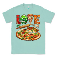 Seafoam love pizza Classic Tee - AdoDesignShop