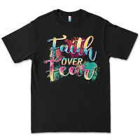 Black faith over fear Premium Tee - Zillion Design Studio