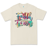 Bone faith over fear Premium Tee - Zillion Design Studio