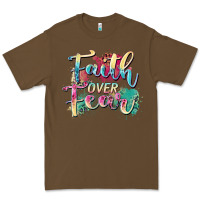 Cacao faith over fear Premium Tee - Zillion Design Studio