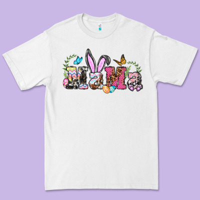 Easter Bunny Mama Premium Tee Designed By Barkaloodesign