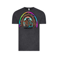 Vintage Black nurse life rainbow Vintage Tee - JahusDesignShop