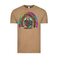 Vintage Coffee nurse life rainbow Vintage Tee - JahusDesignShop