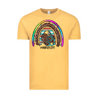 Vintage Mustard nurse life rainbow Vintage Tee - JahusDesignShop