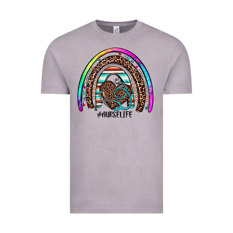 Nurse Life Rainbow Vintage Tee by JahusDesignShop | Teevron