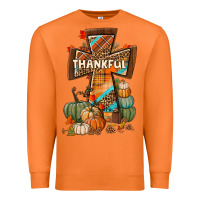 Carrot thankful fall cross Premium Sweatshirt - BundleAndBundleShop