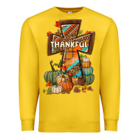 Lemon thankful fall cross Premium Sweatshirt - BundleAndBundleShop