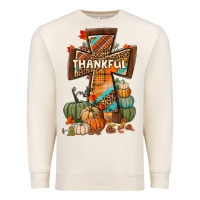 Sandshell thankful fall cross Premium Sweatshirt - BundleAndBundleShop