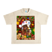 Sandshell Christmas horse Urban Heavy Tee - Artiststas
