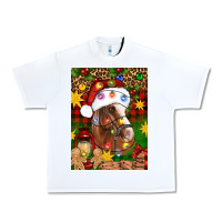 White Christmas horse Urban Heavy Tee - Artiststas