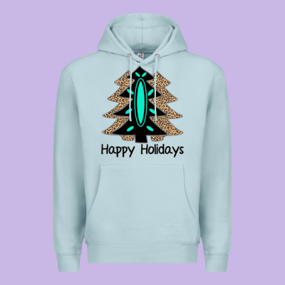 Happy Holidays Tree Premium Hoodie Designed By Bettercallsaul